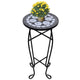 Vidaxl Bee Table Mosaïque noir et blanc