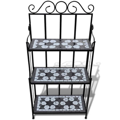 Vidaxl Standard Standard Mosaic Blue and White