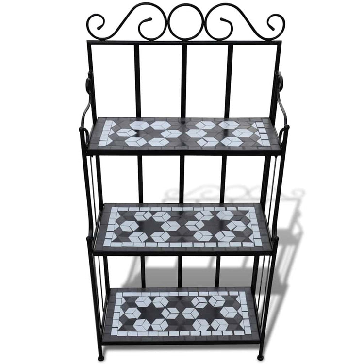 Vidaxl Standard Standard Mosaic Blue and White