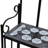 Vidaxl Standard Standard Mosaic Blue and White