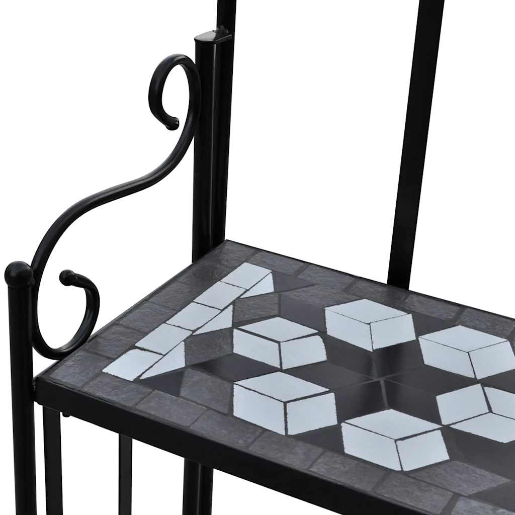 Vidaxl Standard Standard Mosaic Blue and White