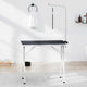Table de garniture vidaxl pour animaux de compagnie avec une option de laisse