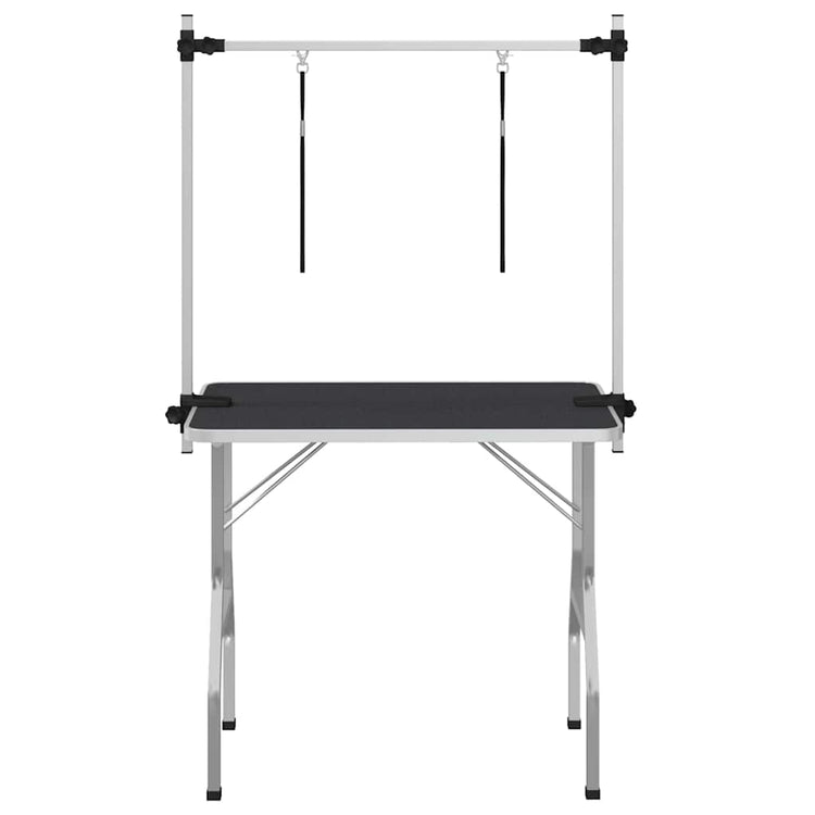 Table de garniture vidaxl pour animaux de compagnie avec 2 options de laisse