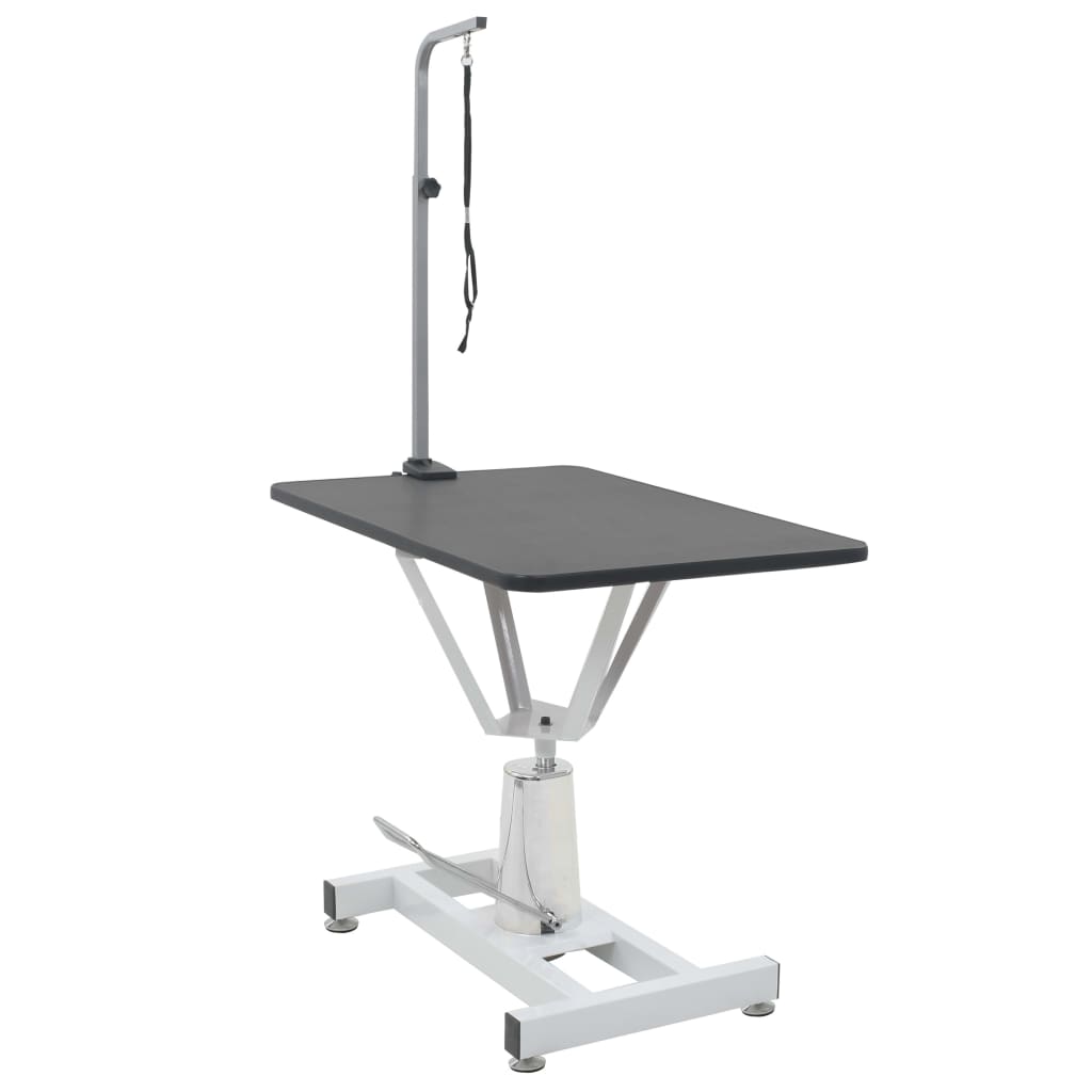 Vidaxl Table de garniture rotative hydraulique avec option de laisse
