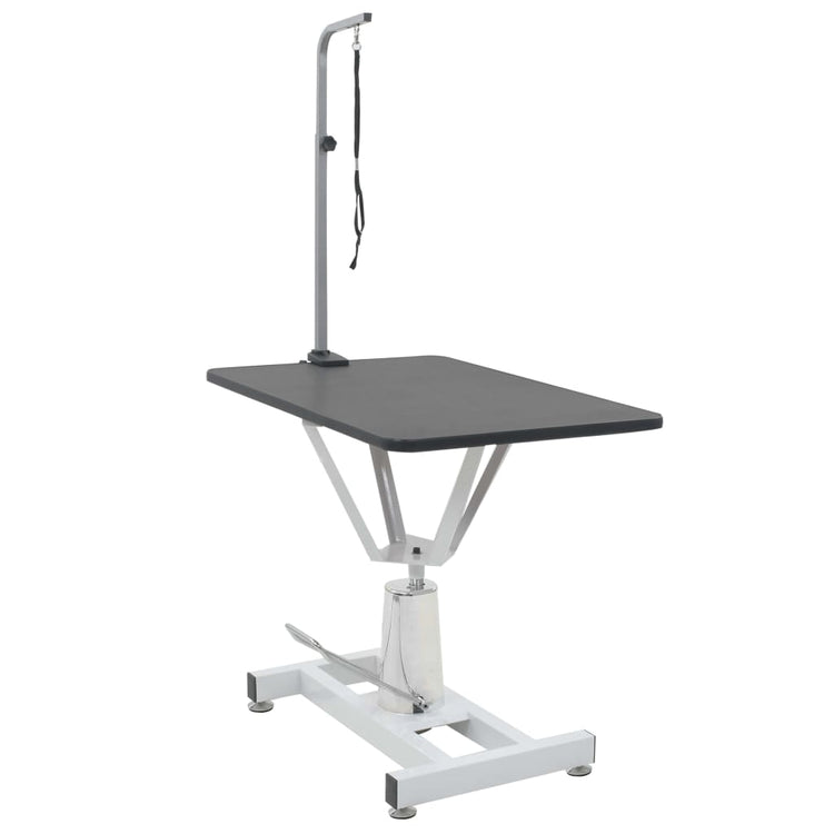 Vidaxl Table de garniture rotative hydraulique avec option de laisse