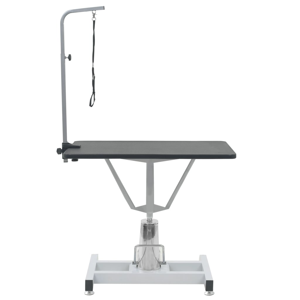 Vidaxl Table de garniture rotative hydraulique avec option de laisse