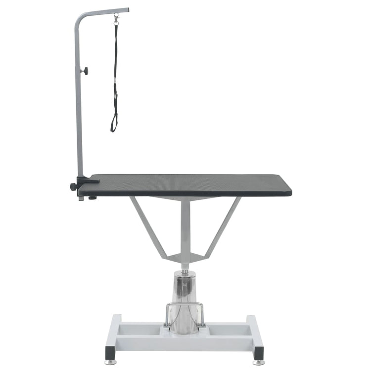 Vidaxl Table de garniture rotative hydraulique avec option de laisse