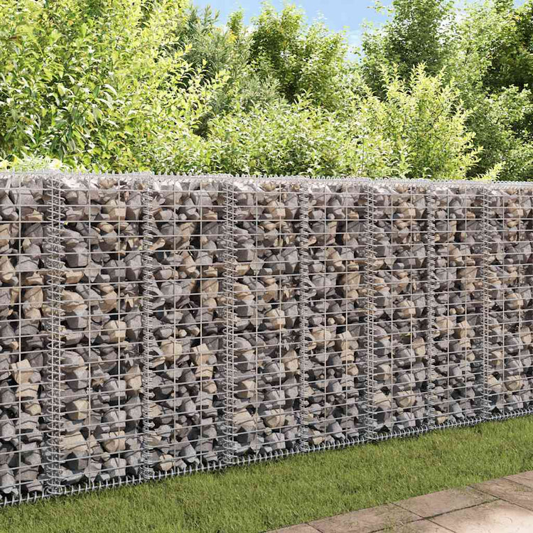 Vidaxl Schans Panier avec couvercles 100x30x30 cm fil galvanisé