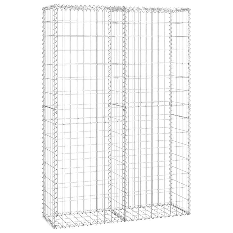 Vidaxl schanskorf avec couvercles 150x100x30 cm Fil galvanisé
