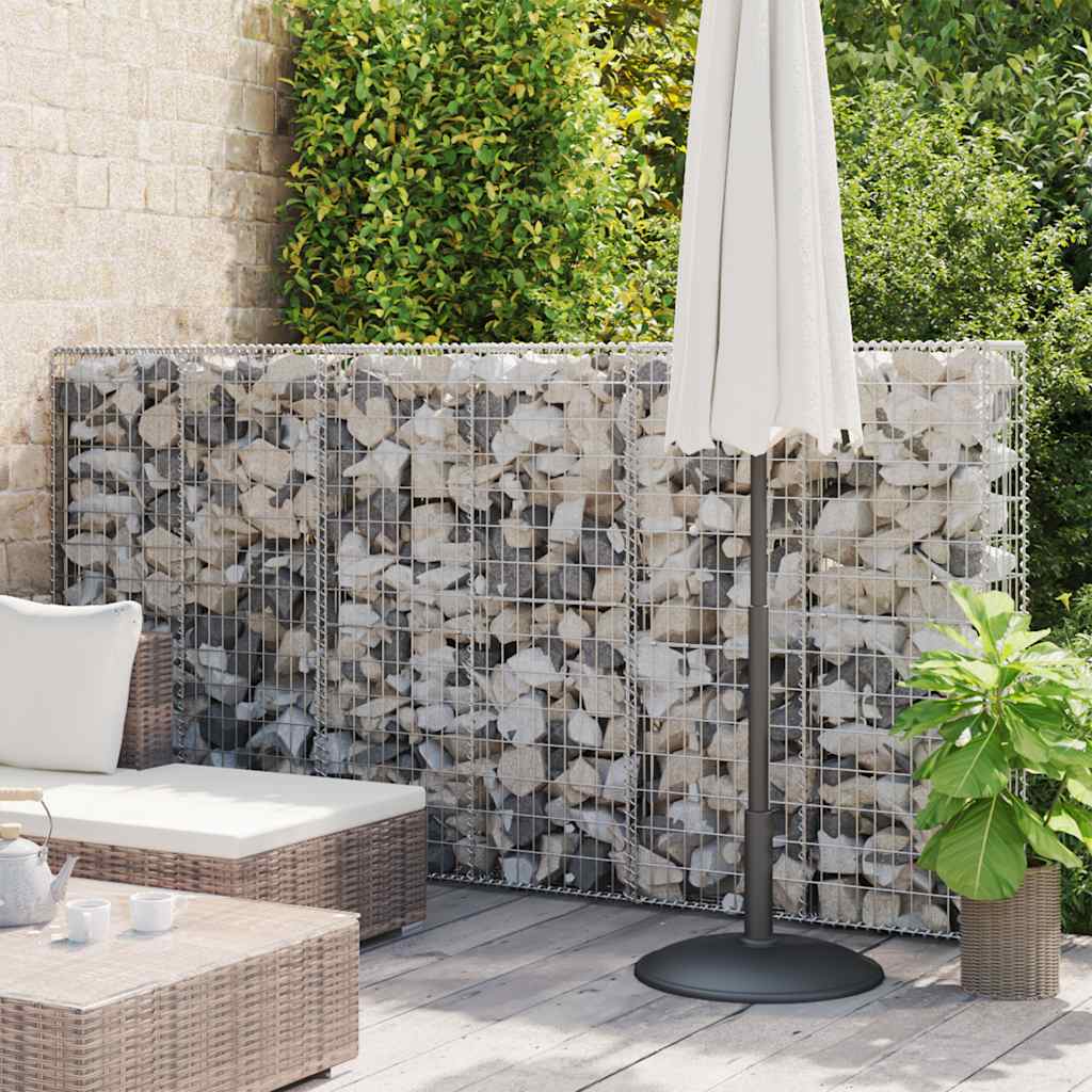 Vidaxl schanskorf avec couvercles 150x100x30 cm Fil galvanisé