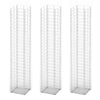 VIDAXL 3 parties SCHANS BATAILS Set 25x25x150 cm Fil galvanisé