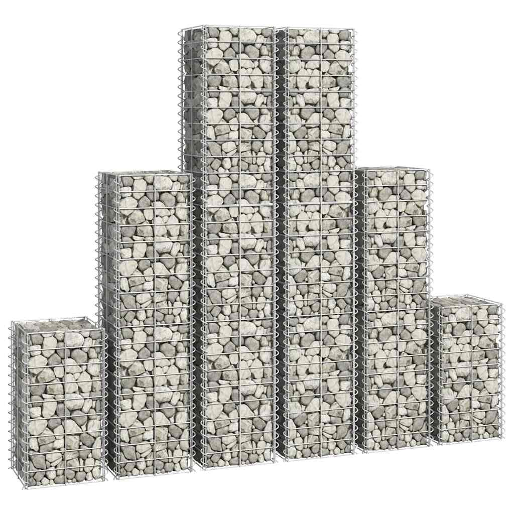 Vidaxl 6 pièces SCHANFSET GALVANISE