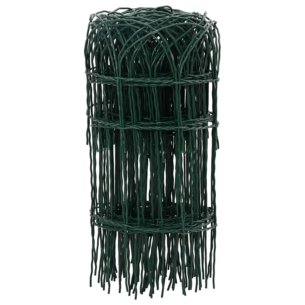 Séparation de la bordure Vidaxl 10x0,4 m de poudre de poudre