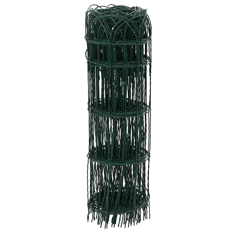 Séparation de bordure Vidaxl 25x0,65 m de poudre de poudre