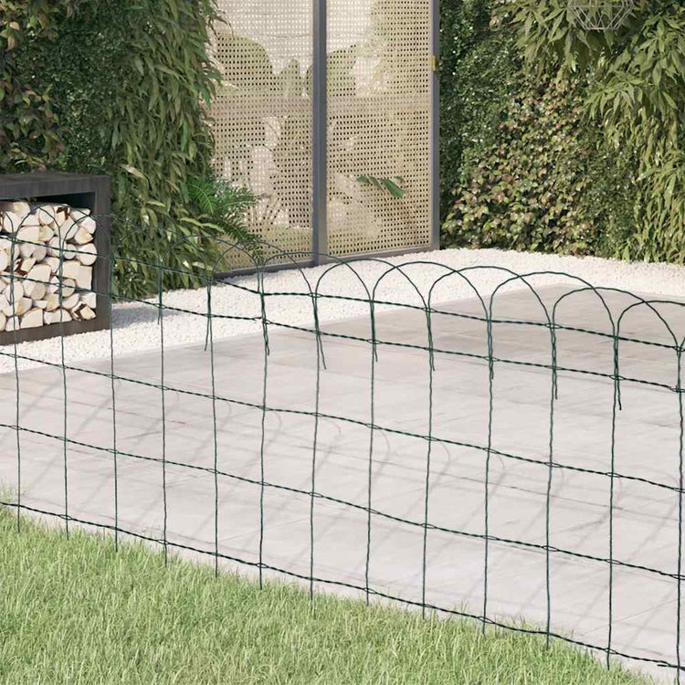 Séparation de bordure Vidaxl 25x0,65 m de poudre de poudre