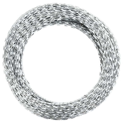 Vidaxl Scheermmetstikkeldraad Concertina 100 m Galvanisé Steel