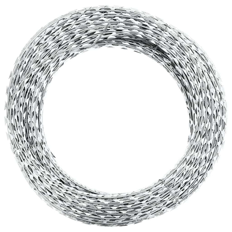 Vidaxl Shaver Mounds Concertina 60 m Galvanisé Steel