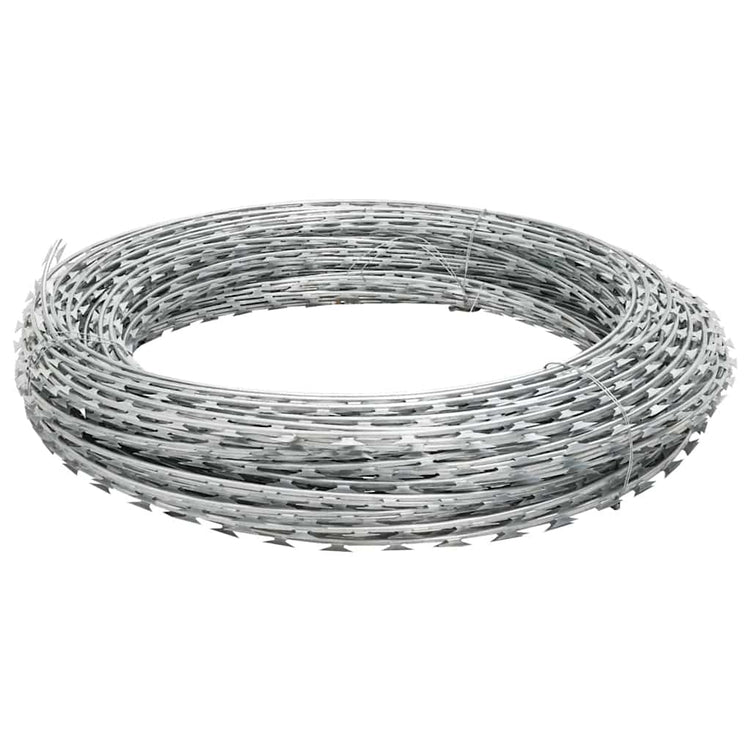 Vidaxl Shaver Mounds Concertina 60 m Galvanisé Steel