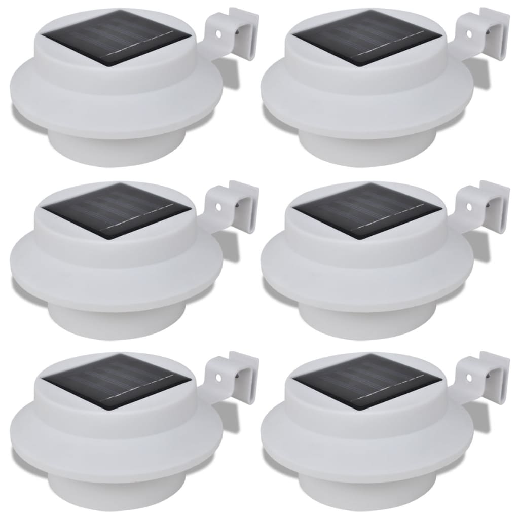 Vidaxl Outdoor Lampe Set 6 pièces blanches