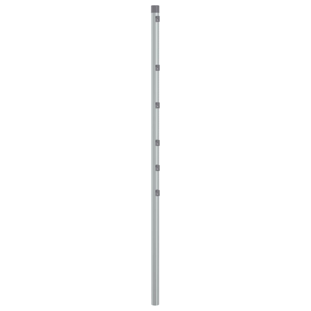 Vidaxl Fence Posts 15 st 120 cm en acier galvanisé en acier couleur