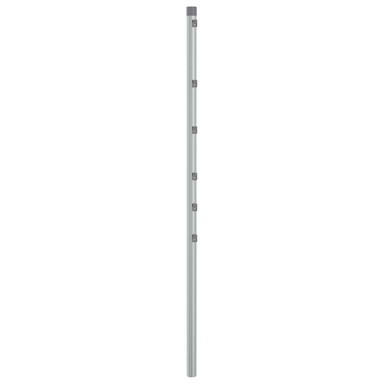 Vidaxl Fence Posts 15 st 120 cm en acier galvanisé en acier couleur
