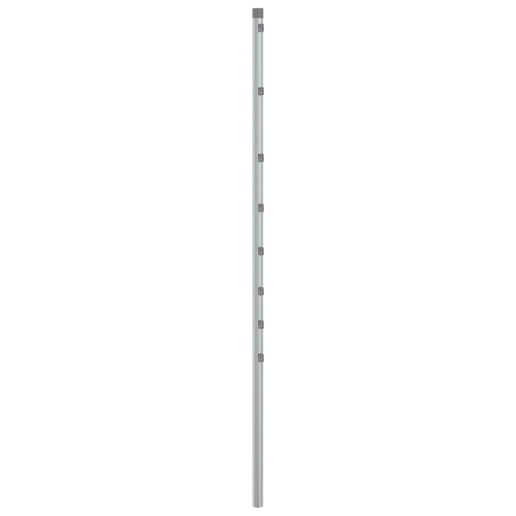 Vidaxl Fence Posts 15 st 150 cm en acier galvanisé en acier couleur