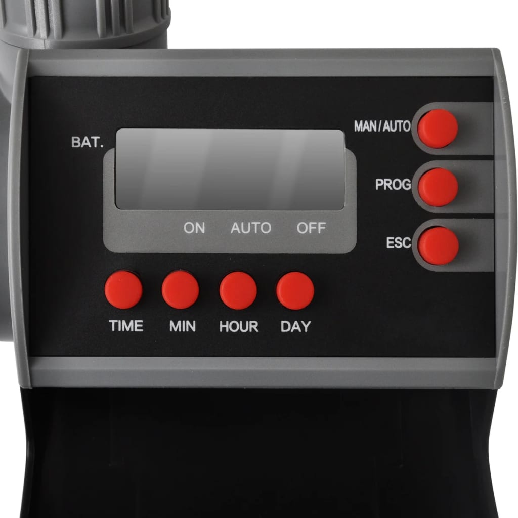 Vidaxl Timer de l'eau d'irrigation automatique + affichage (1 sortie)