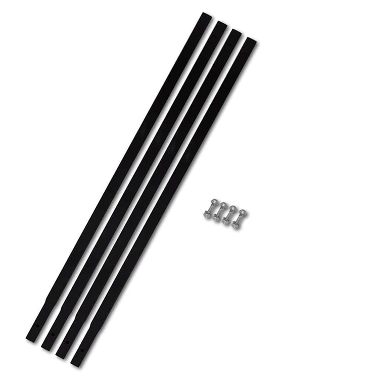 Extension Vidaxl pour perceuse à la terre 4 x 1 m (acier)