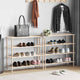 Racks de chaussures Vidaxl avec 4 étagères 2 PCS Solid Pinewood