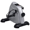 Vidaxl mini vélo d'exercice avec volant en plastique (argent)