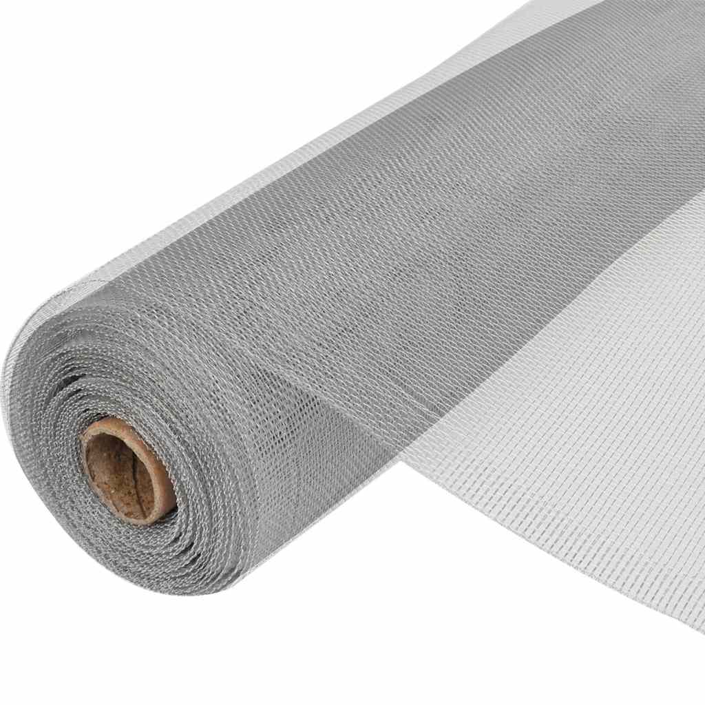 Vidaxl Mesh 100x500 cm en aluminium argenté coloré