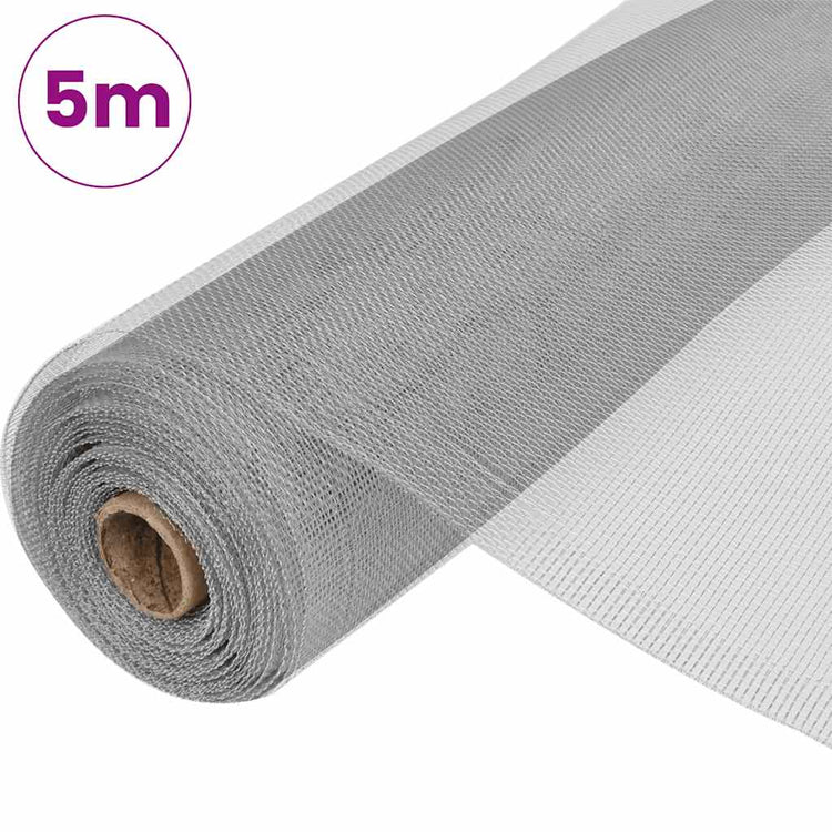 Vidaxl Mesh 100x500 cm en aluminium argenté coloré