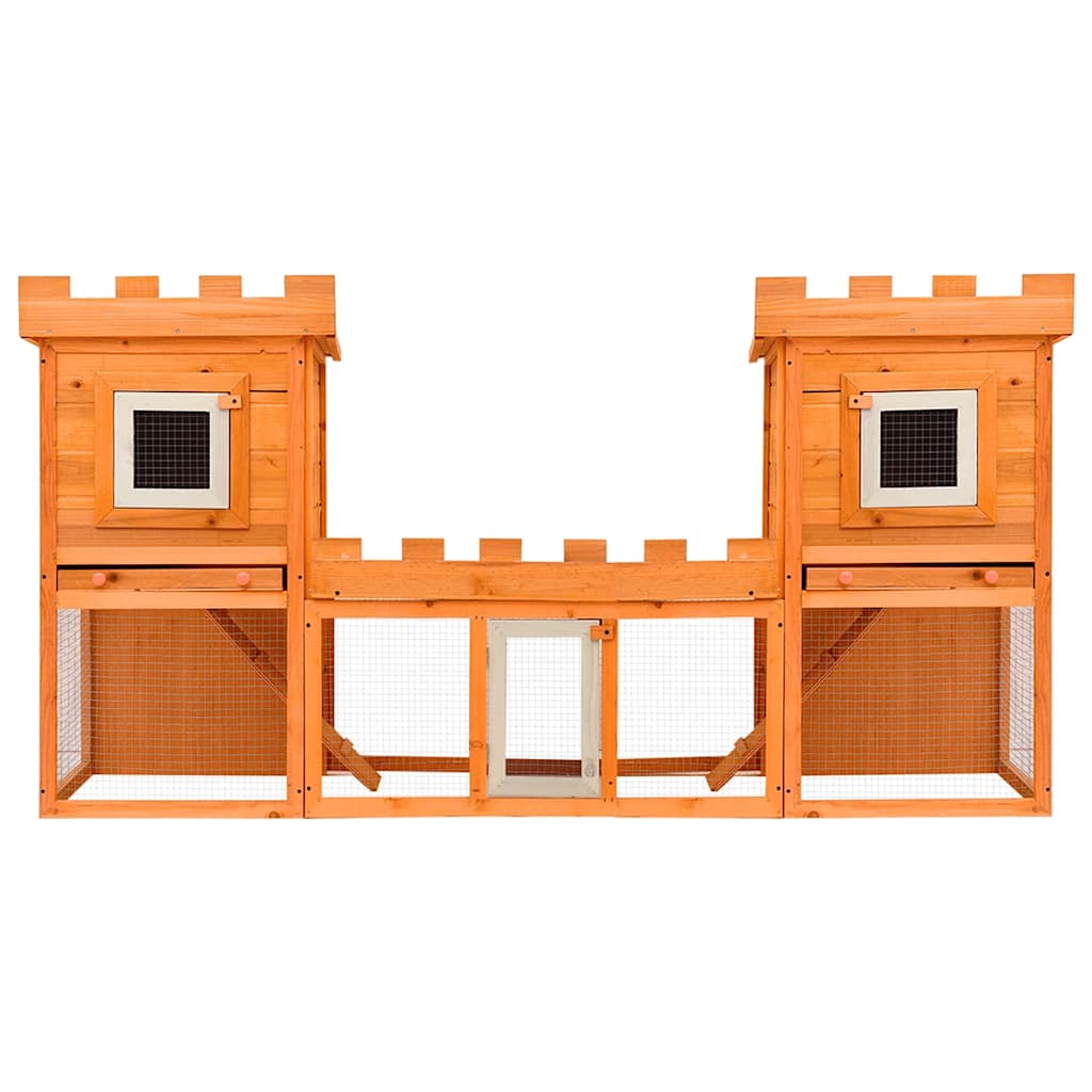 Vidaxl lapin loft double grand