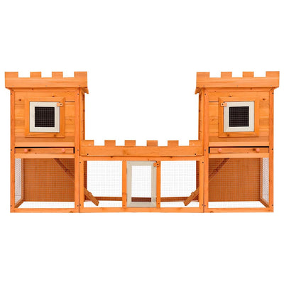 Vidaxl lapin loft double grand