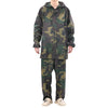 Vidaxl combinaison de pluie 2 pièces avec capuche (camouflage homme taille XL)