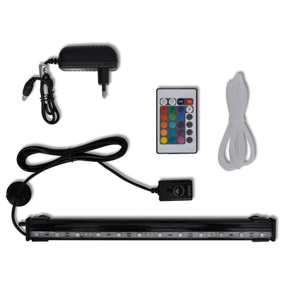 Vidaxl LED sous-marin lampe pour aquarium avec des bulles RVB 32 cm