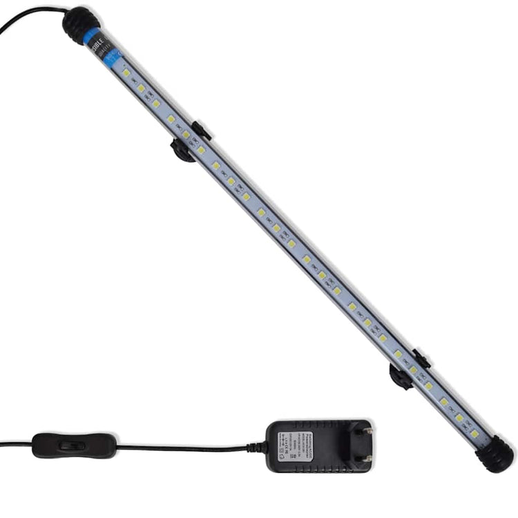 Lampe d'aquarium LED vidaxl 48 cm blanc