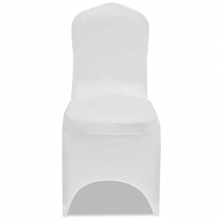 Couverture de chaise vidaxl extensible blanc (6 pièces)