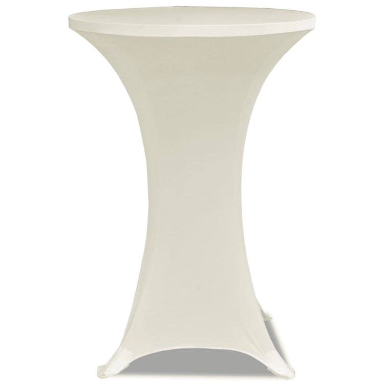 Table du support Vidaxl Stretch Ø60cm Cream (2 pièces)