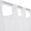 Vidaxl blanc Vetrage 140 x 225 cm 2 pièces