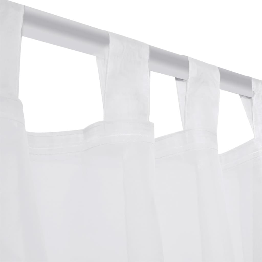 Vidaxl blanc Vetrage 140 x 225 cm 2 pièces