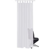 Vidaxl rideau blanc 140x245 cm (2 pièces)