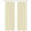 Crème de rideau Vidaxl 140x245 cm (2 pièces)