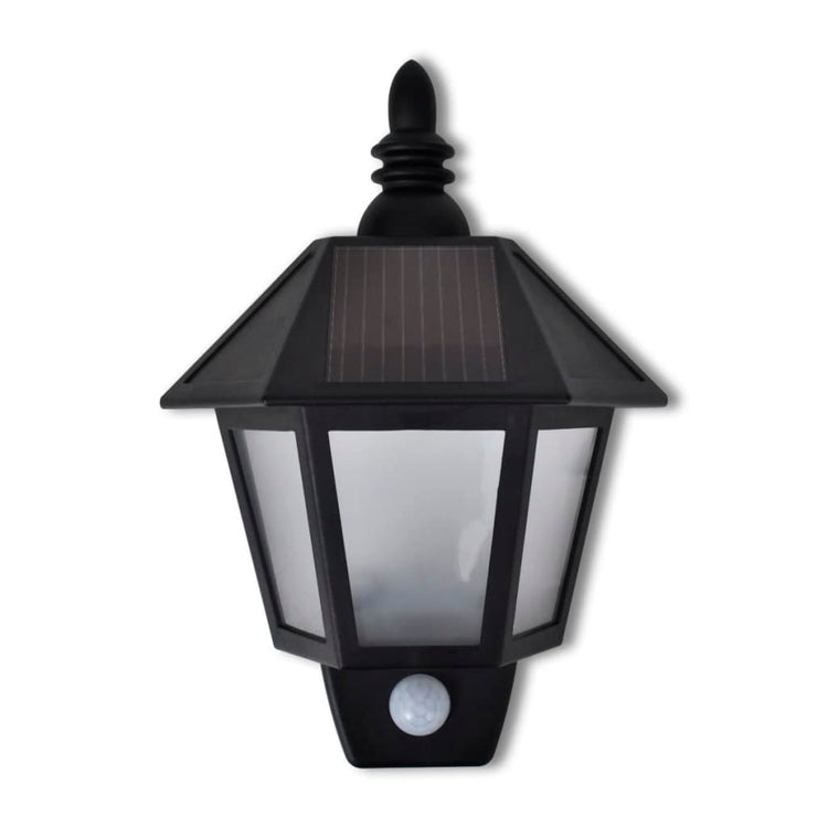 Vidaxl Wall lampe solaire avec capteur affectueux 2 Sts