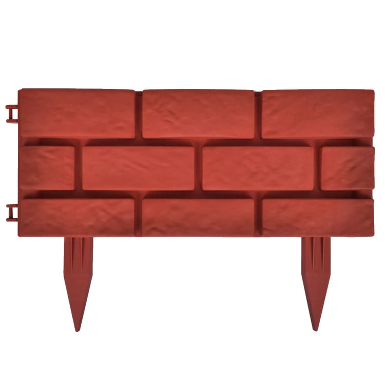 Vidaxl Border Bord 11 ST avec design en brique