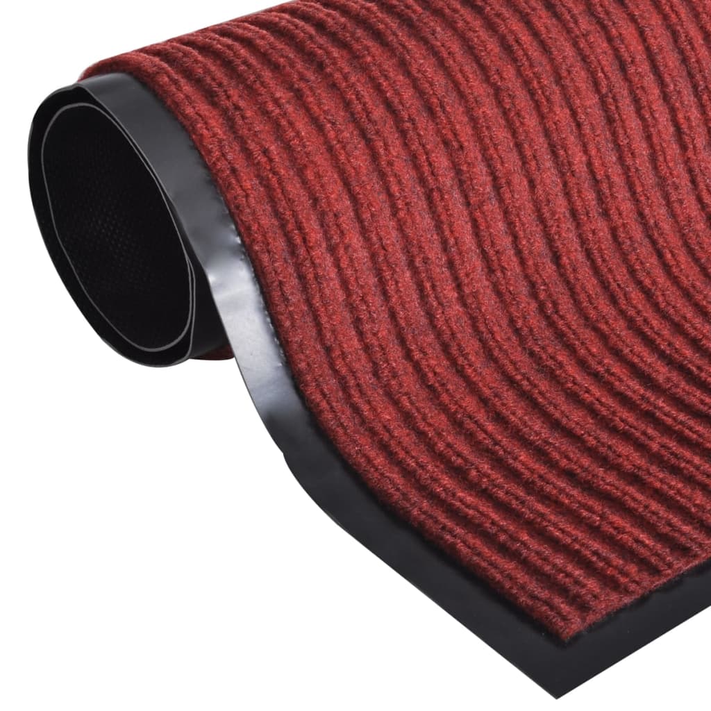 Vidaxx paillasson 90x120 cm PVC rouge