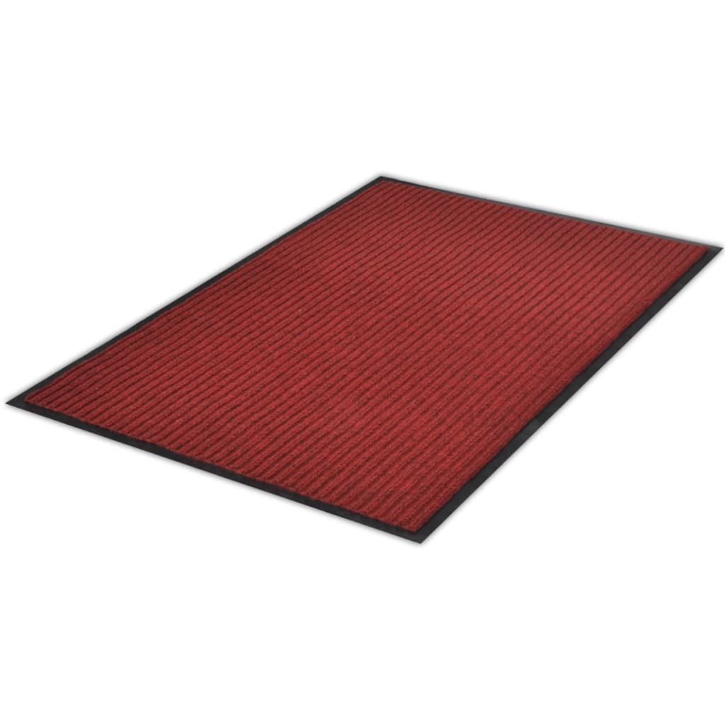 Vidaxx paillasson 90x120 cm PVC rouge
