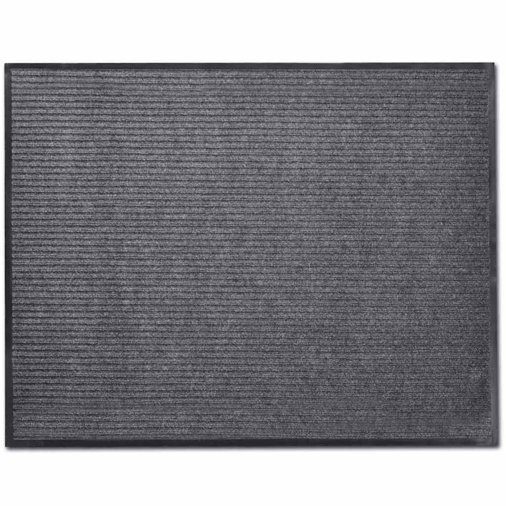 Vidaxx paillasson 90x60 cm PVC gris