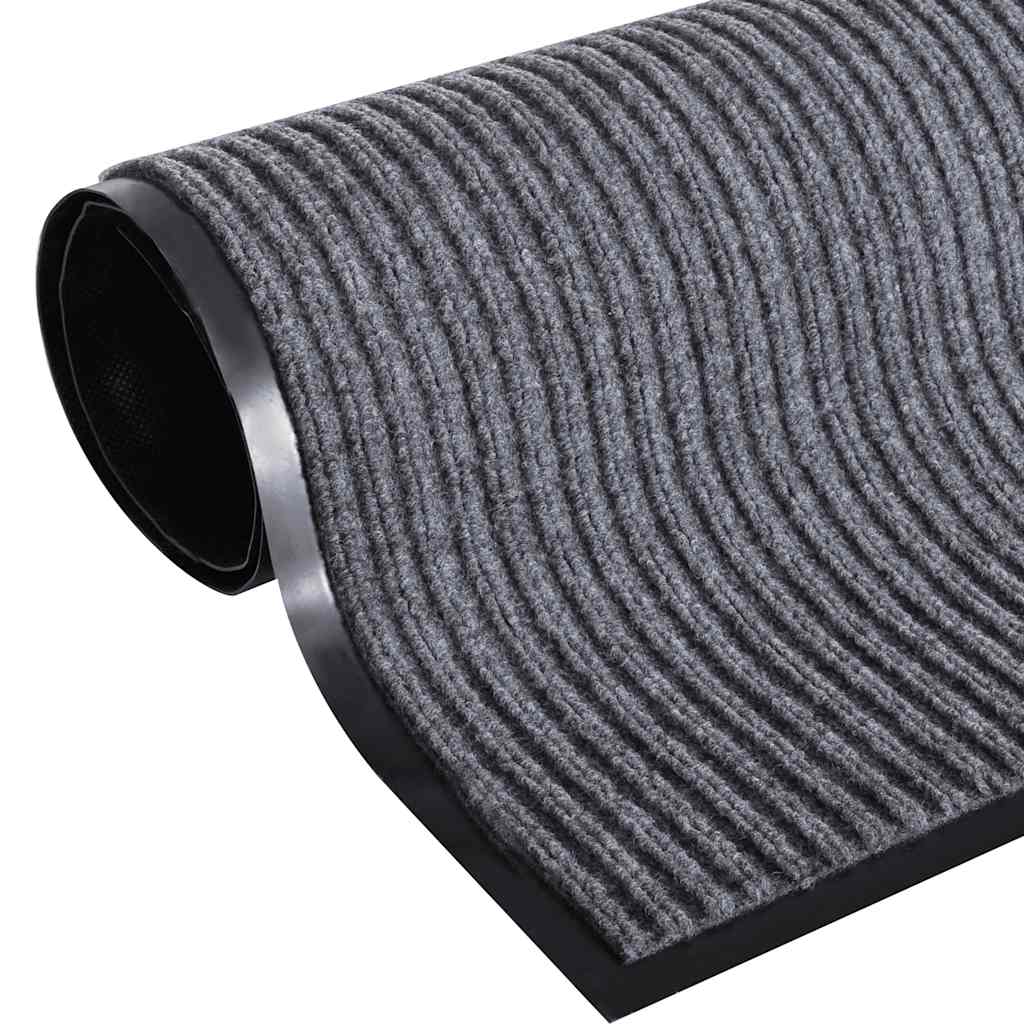 Vidaxx paillasson 90x60 cm PVC gris