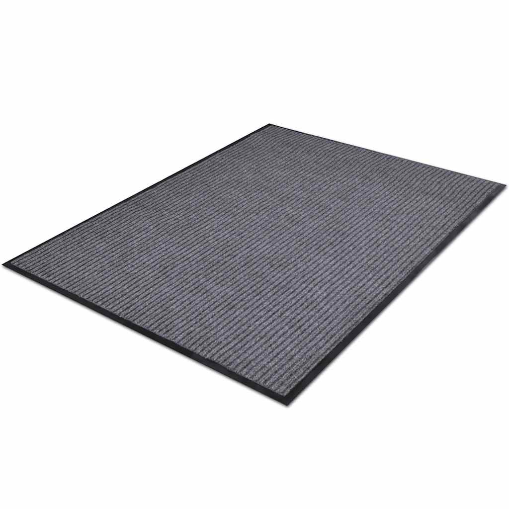 Vidaxx paillasson 90x60 cm PVC gris